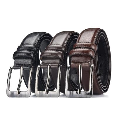 China 2022 New Designer Soft Men's Adjustable Belt Leisure Business Pin Buckle Buckle Customization Manufacturer for sale