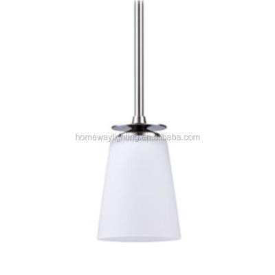 China High Light Efficiency Nordic Modern Chandelier Hotel Lobby Simple White Shade Round Pendant Lamp for sale