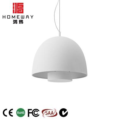 China Adjustable Modern Italian Nordic White Round Ceiling Chandelier Pendant Lamp Size Pendant Light for sale