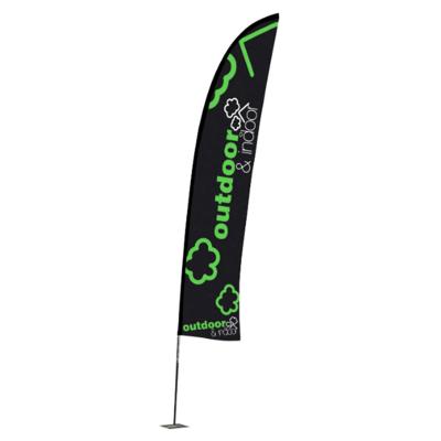 China Outdoor Flag Banner Outdoor Feather Flying Flag Double Sided Custom Printed Flag Health Care Institutes Goods Beach Flag Supplier for sale