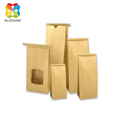 China Barrier Resealable Printing Baby Food Dry Packaging Paper Bags With Window For Food for sale