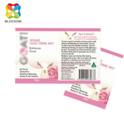 China Self Adhesive Custom Printed Waterproof Cheap Packaging Label Waterproof Hot Sale for sale