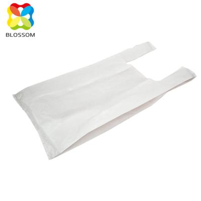 China Custom Supermarket T-shirt Shopping Plastic Bag Moisture Proof for sale