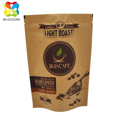 China Custom Barrier Printing Paper Laminated Aluminum Foil Coffee Packaging Bag With Valve for sale