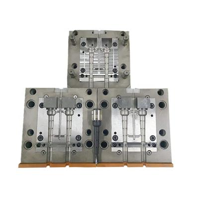 China Plastic Injection Mold Making Bottom Mold Customized Injection Mold Maker Tooling One Top Two High Precision Cable Plug Connector Mold for sale