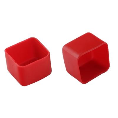 China Barrier Post customized high quality pp PE plastic end cap, wholesale 20-100mm square plastic end cap, used for piping. for sale