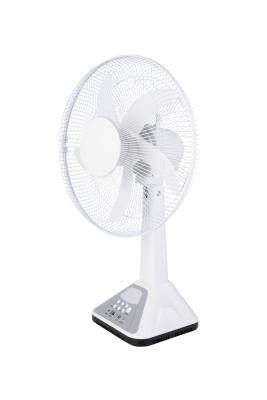 China AC/DC operation with teyoza powerful wind 18 inch table fan emergency electric battery rechargeable pedestal fan with remote control for sale