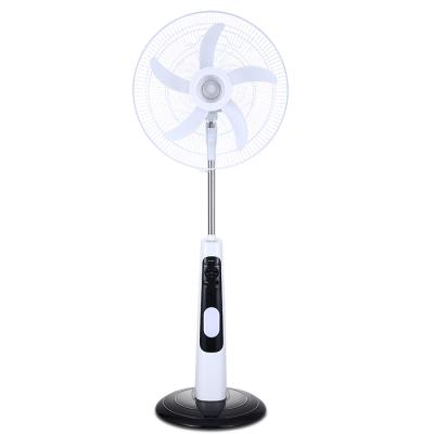 China AC/DC operation with powerful wind teyoza 16 inch 9 speed oscillating solar fan rechargeable with build in battery for sale