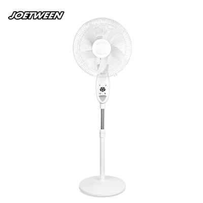 China AC/DC operation with best powerful teyoza 12V portable rechargeable standing wind fan indoor outdoor 3 blade 3 blade with remote and lightweight for sale