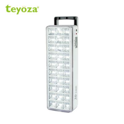 China teyoza portable home 30 led portable rechargeable led hand emergency light for sale