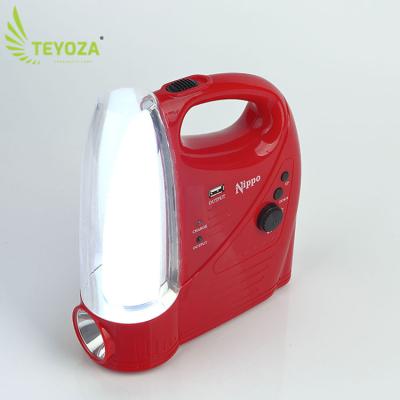 China Emergecny Teyoza AC/DC Rechargeable Solar Multifunctional Emergency Led Lightweight Camping Portable Lantern With FM Radio for sale