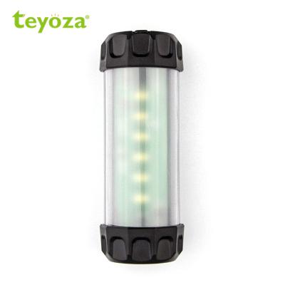 China Emergency Teyoza Lithium Battery Lamps Magnetic Rechargeable Solar Power Led Emergency Light SOS Working Camping Light for sale