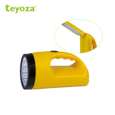 China AC/DC Powered Outdoor Rechargeable Light Large LED Search Flashlight Powerful Emergency Torch Light from teyoza with Handle for sale