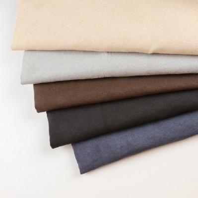 China Plain 100% Suede Feeling Microfiber Polyester Flame Retardant Suede Fabrics For Furniture Wholesale for sale