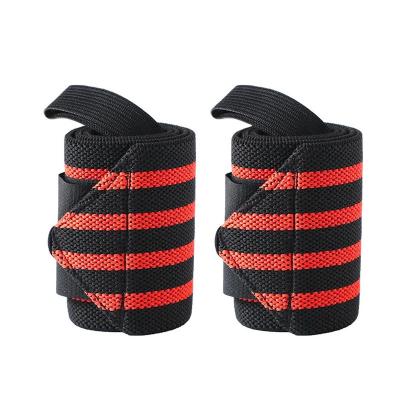 China Universal Sports Shaping Wrist Guard Professional Fitness Sprain Protective Wrist Straps Gym Joint Adjustable Wrist Straps for sale