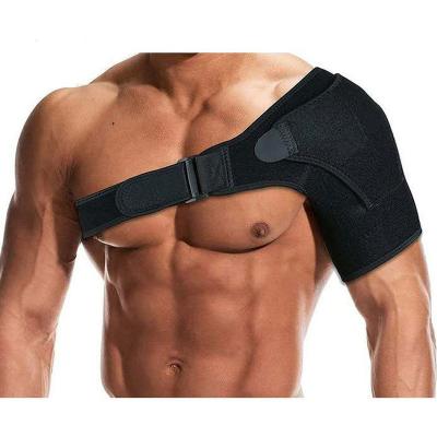 China Universal Adjustable Fit Shoulder Support Compression Sleeve Pain Relief Recovery Shoulder Brace for Men and Women for sale