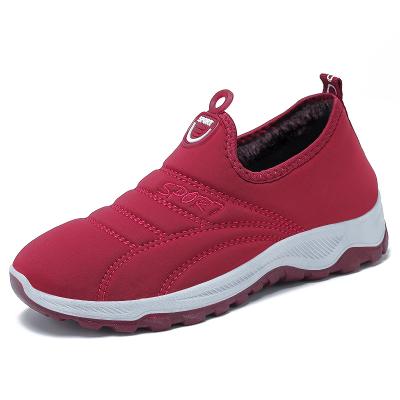 China Wholesale M-9101 Warm Lightweight Casual Flat Anti-skid Shoes Padded Women And Winter Warm Sports Shoes for sale