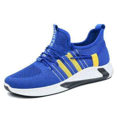 China Light Weight 2816 Blue Knitwear Fashion Running Shoes For Mens Shoes Sneakers for sale