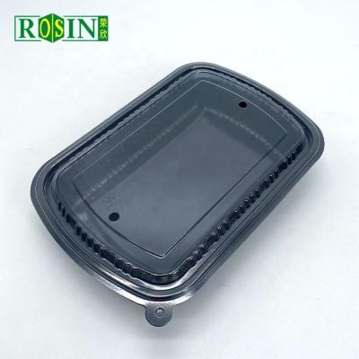 China New Arrivals Microwavable Microwavable Recycle Plastic Packaging Box Environmental Friendly Lunch Box for sale