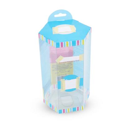 China Recyclable Plastic Clear Rectangle Box Cube Gift Packaging PVC Display Box for sale