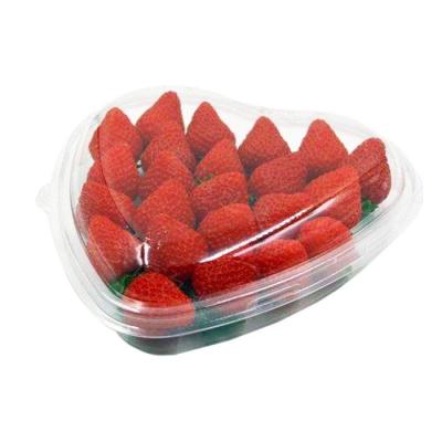 China Heatshape Disposable Custom Fruit Packaging Blister Strawberry Clear Plastic Box for sale