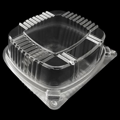 China Disposable Plastic Food Box Packaging Salad, Fruit, Cake, Vegetable Disposable Food Blister For Supermarkets, Farms, Shops for sale