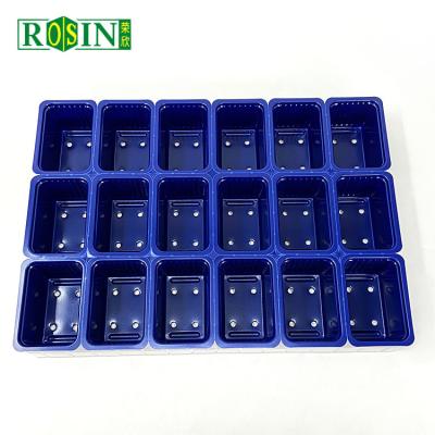 China High Quality Biodegradable Agriculture Plastic Garden Plastic Seed Tray 18 Cell PLA Nursery Sowing Starter Tray for sale