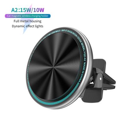 China Universal 360 Rotation Car Dashboard Magnetic Cell Phone Holder Metal Magnet Mobile Phone Zinc Alloy Charger For Car for sale