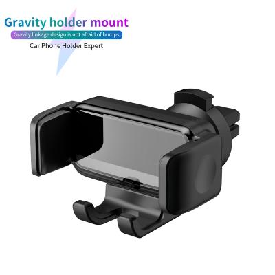 China Quick and Convenient Car Phone Holder Duct Clip Phone Holder for iPhone 13 mini pro Max Car Holder Mini Portable for sale