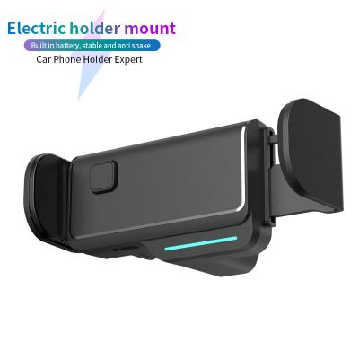 China 360 rotation This is a car cell phone mount electric auto fix aluminum alloy 360 degree horizontal adjustment car phone holder for sale