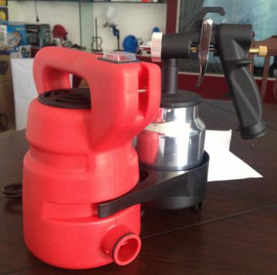 China 350-1000W Spray Electric Paint Sprayers 800Ml Metal Cup Corrosion Resistant red color for sale