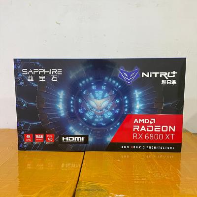 China Sapphire Radeon Desktop RX 6800XT 6700xt 16G GDDR6 for Desktop and RX 580 RTX 3070 3080 3090 Gaming R Graphics Cards for sale