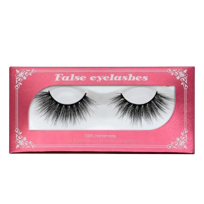 China Wholesale 100% Synthetic False Eyelashes 5D Mink Hair Fashion Handmade Tapered Artificial Eyelashes for sale