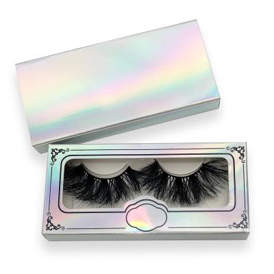 China Hot Selling 5D 25mm Multilayer Design Custom Eyelash Packaging Eyelashes Natural Products for sale