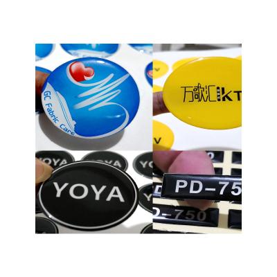 China Recycled Car Logo Printing Resin Crystal Dome 3D Material Adhesive Custom for sale