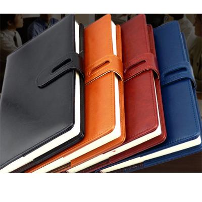 China PU Hardcover A5 Notebook Magnetic Leather Office Supplies Customized Dairy 2021 for sale