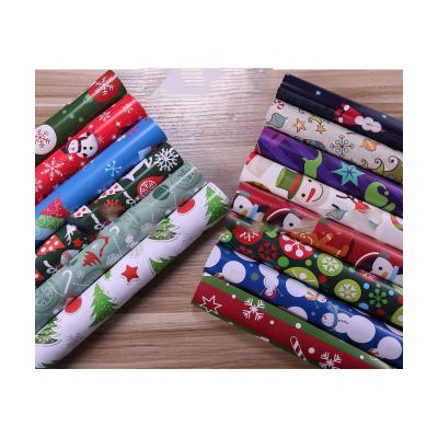 China Recycled Materials Christmas Wrapping Paper Matt Lemination Printing Gift Paper for sale