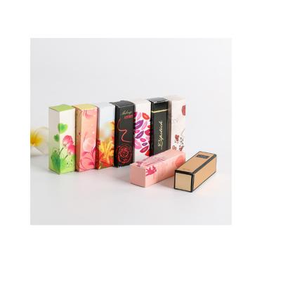 China Recycled Materials Like Customized Printed Paper Cosmetic Lipstick Packaging Boxes for sale