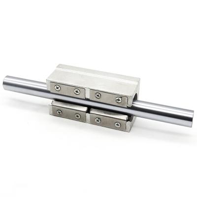 China Stable performance: low voice china linear guide slide rail SBRL20UU bearing with rod shaft guide ways for CNC for sale