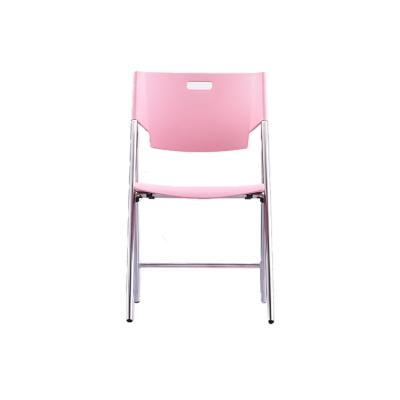 China (Height) Adjustable Durable Using Various Home Office Commercial Stackable Furniture Train Plastic Folding Chair for sale