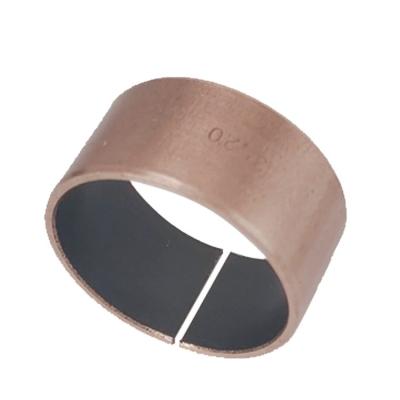 China Hotels fast din1494 bronze layer compound bearing split wrapped porcelain metal bushes PAP p10 bushing for sale