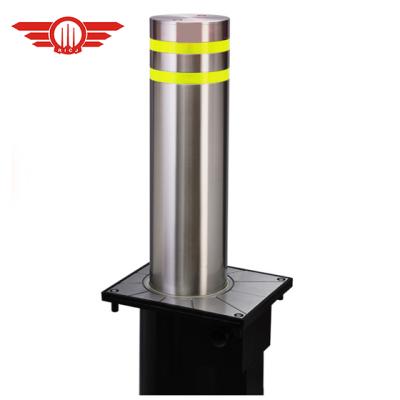 China Roadway Safety High Security Protection Collect Bollard For Jail With Remote Control And LED Light for sale