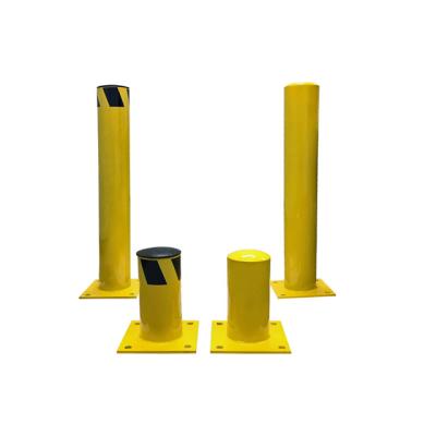 China Best Price Steel Pipe Security Bollard Anti Collision Post For Parking Lot Traffic Barrier Any Size Diameter Bolardos for sale