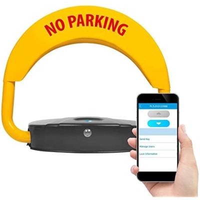 China CE Certificate APP IP67 Auto Waterproof Private Solar Control Easy Carrying Smart Park Spots Parking Lock for sale