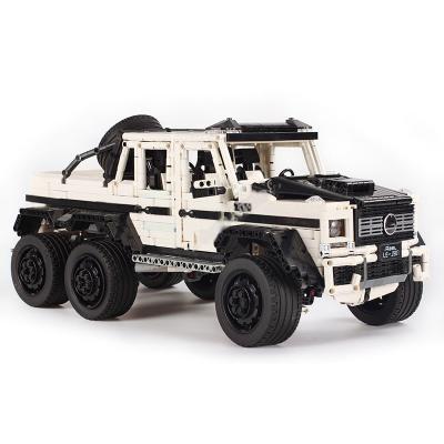 China Banz AMG G63 6X6 1:8 Scale Toy Building Car MOC Famous Building Blocks Compatible Bricks Educational Sports Toys Birthday Gifts For Boy for sale