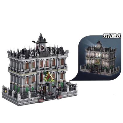 China Crazy Construction Toy Panlos 613002 Hospital Building Block City Architecture Blocks Famous Movie Modern House Moc Streetview Toys For Kid for sale