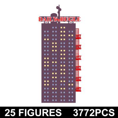 China Toy New King Blocks Famous Building Movie Heroes 78008 76178 1299 55886 Daily Compatible Bugle Office Building Bricks Puzzle Toy Child Gifts for sale