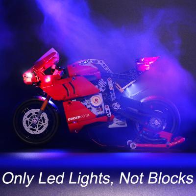 China Building Toy Only Lights Not Blocks Led Light Compatible For 42107 KY1054 10272 2026 2027 Motorcycle Lights Kit Toys For Children for sale