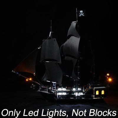 China Toy Led Light Kit For LEGO 4184 Black Pearl Ship Building Block Lighting Set Building Only LED Light, No Block Kit for sale