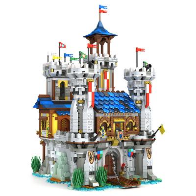 China Toy Building Bricks Classic Architecture Modular Buildings Golden Lion European Style Century Castle Moc Building In Blocks Children Toys for sale